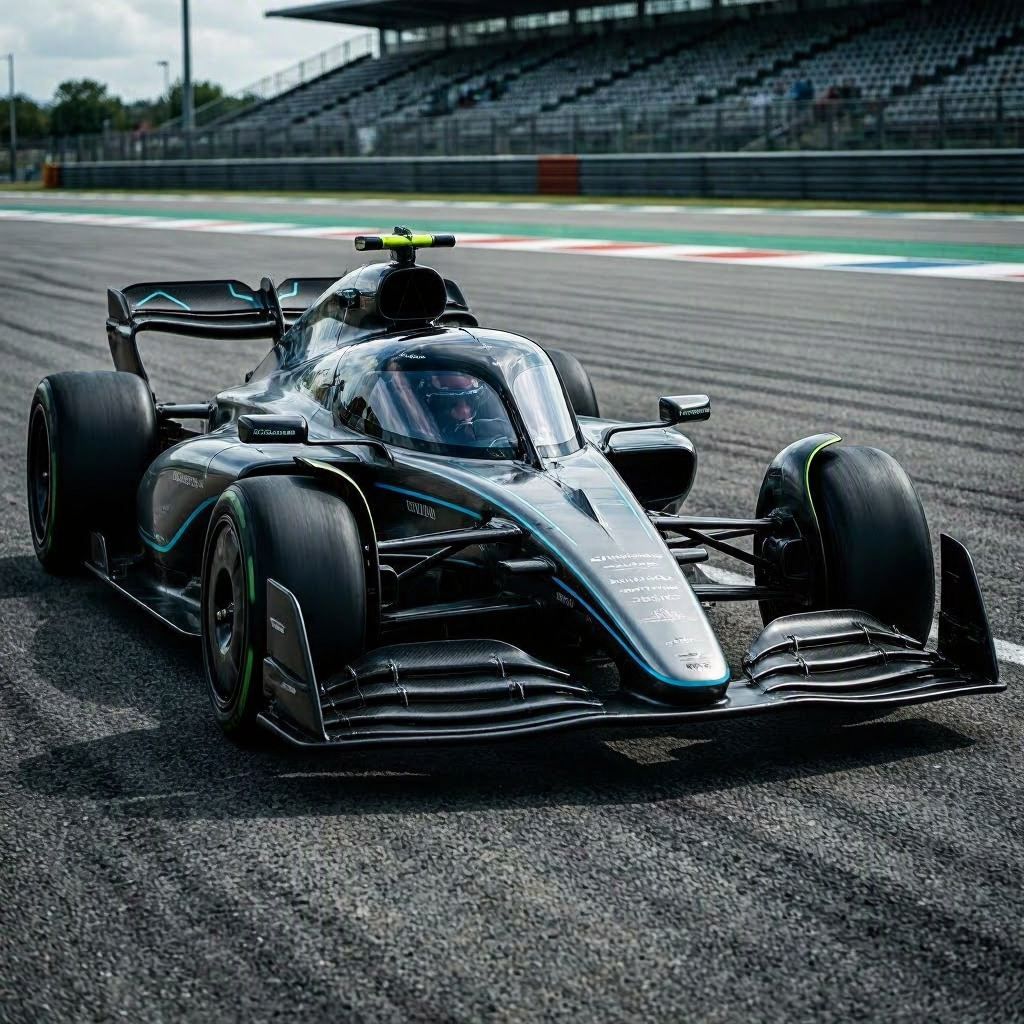 Umbra Motors prototype — closed canopy racing car